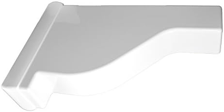 Weatherables Pergola Finial Cap - White Vinyl for 2x6 Posts