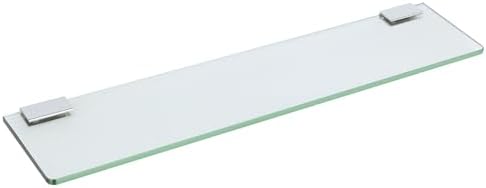 SAYAYO 24 Inch Tempered Glass Shelf for Bathroom Clear