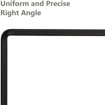 4 Pack 12 Inch Heavy Duty Floating Shelf Brackets - Black Powder Coated Steel