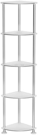 5-Tier Floor Lamp with Charging Station and RGB Lighting