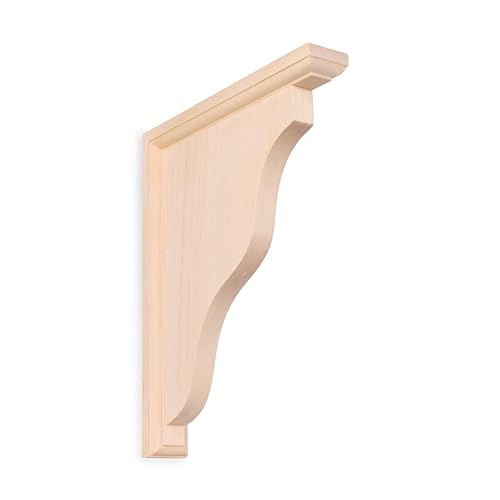 WADDELL Two-Way Corner Bracket - Unfinished Hardwood