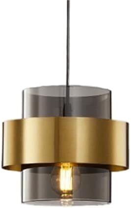 American Retro Iron Glass Pendant Light E27 Chandelier