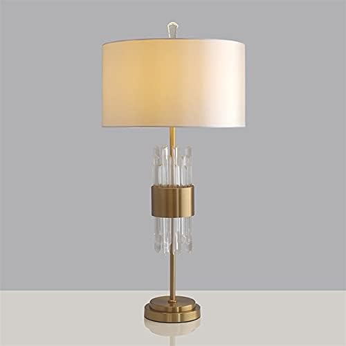 Telescope LED Desk Lamp with Crystal Shade