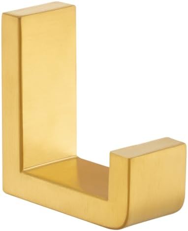 Angle Simple Towel Hook Brushed Gold 304 Stainless Steel