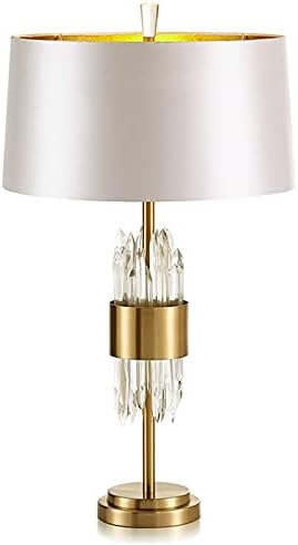 Telescope LED Desk Lamp with Crystal Shade