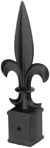 AKBFOX Fence Finials 10 Pack 1inch Black Aluminum Alloy