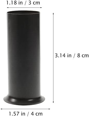 6pcs Metal Chandelier Base Covers Socket Sleeves