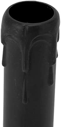 OUKENS 10pcs Candle Socket Covers Black