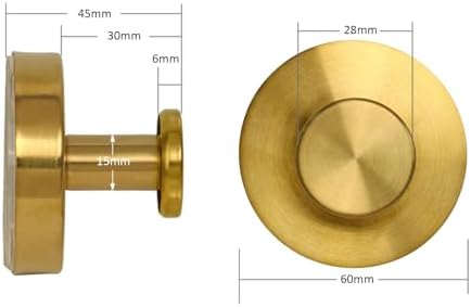 Suction Cup Hooks 2Pcs Gold Heavy Duty Bathroom Towel Holder