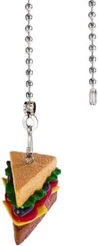 Ceiling Fan Pull Chain Extender 12 Inch Decorative Pendant