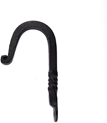 Renovators Supply 35 In Black Wrought Iron Wall Hooks