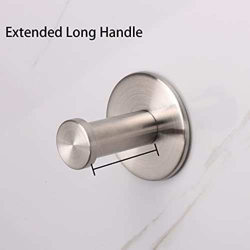 Vanloory 4 Pack Bath Towel Hooks Sturdy No Drilling Hooks