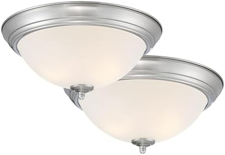 DESIGNERS FOUNTAIN 2-Pack Flush Mount Ceiling Light
