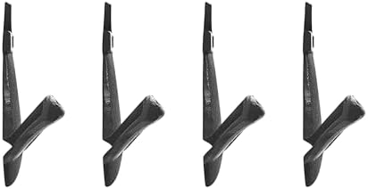 Danya B 4 Piece Dark Brown Cast Iron Anchor Hooks