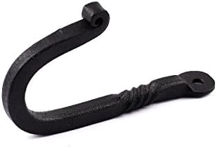 Renovators Supply 35 In Black Wrought Iron Wall Hooks