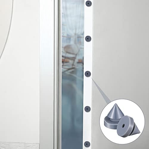 Demissle Door Silencer 12 Inch 100 Pcs Metal Frame