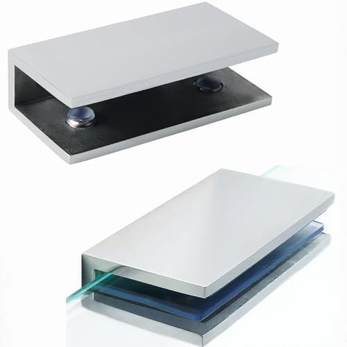 Alise Glass Shelf Brackets 2Pcs Adjustable Clamps