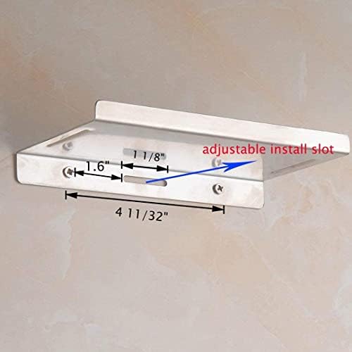 Stainless Steel Phone Shelf with Anti-Slip Design