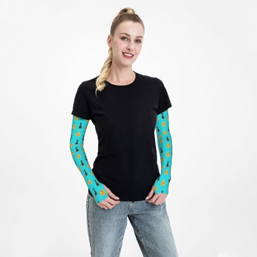 Cooling Arm Sleeves for Men Women Youth Baseball Sun Protection