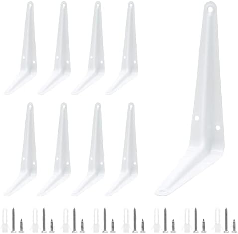 Uenhoy 10 Pack Heavy Duty Metal L Brackets
