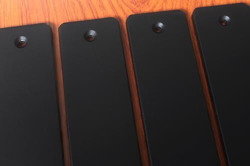 4 Pack Frosted Black Hidden Countertop Support Brackets