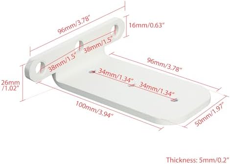 Alise 4 Pc Heavy Duty Floating Shelf Brackets
