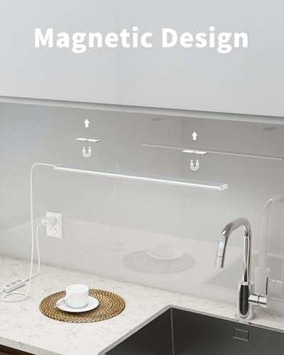 ASOKO Under Cabinet Lights with Dimmable Warm White and Memory Function