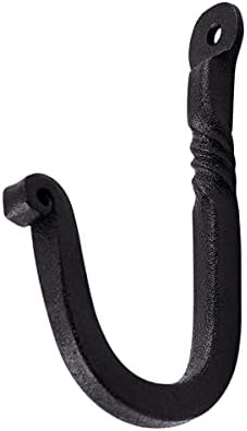 Renovators Supply 35 In Black Wrought Iron Wall Hooks