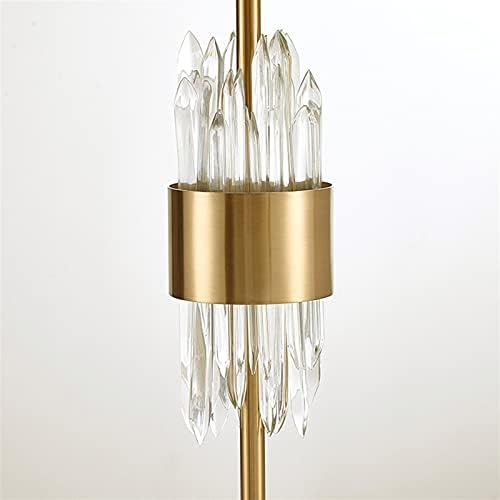 Telescope LED Desk Lamp with Crystal Shade