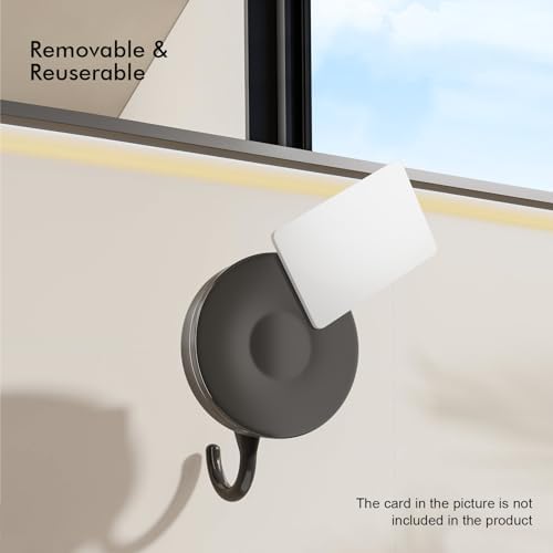 Suction Hooks for Shower Wall Heavy Duty 2 Pcs