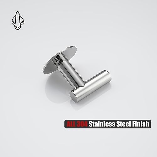 JQK Self Adhesive Towel Hook Chrome 2 Pack