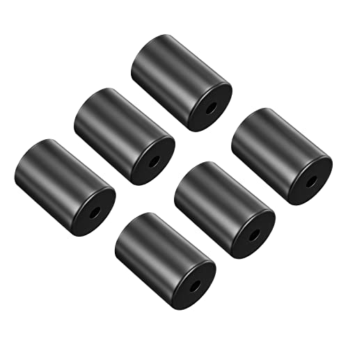 PATIKIL E26 E27 Lamp Socket Covers 6 Pack Black