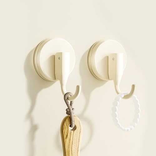 Suction Hooks for Shower Wall Heavy Duty 2 Pcs