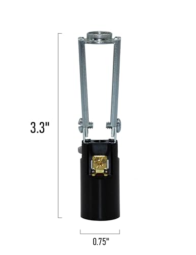 Creative Hobbies Chandelier Socket Kit with Adjustable Height and Candle Covers