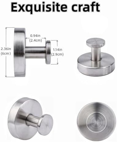 Civilizek 2025 Upgraded Suction Cup Wreath Hanger 4PCS