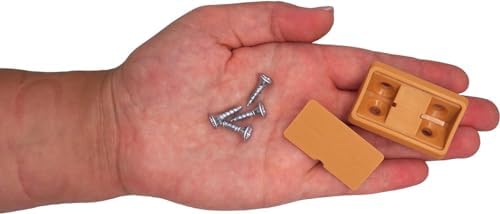 Light Brown Corner Brackets 90 Degree Pack of 50