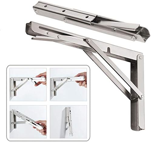 CLT 18 Inch Heavy Duty Folding Shelf Brackets