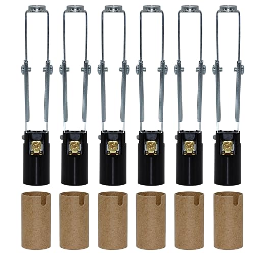 Creative Hobbies Chandelier Socket Kit with Adjustable Height and Candle Covers