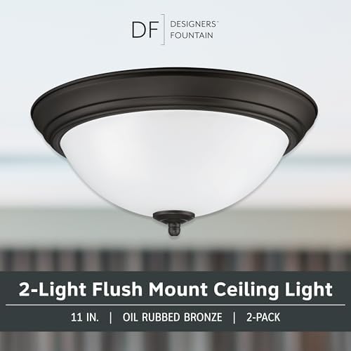 DESIGNERS FOUNTAIN Flush Mount Ceiling Light 108 Inch