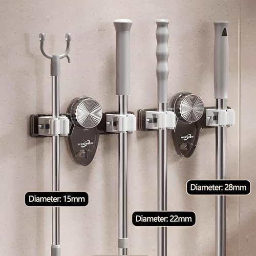 Atlodas Broom Holder Mop Hanger Organizer for Home Storage