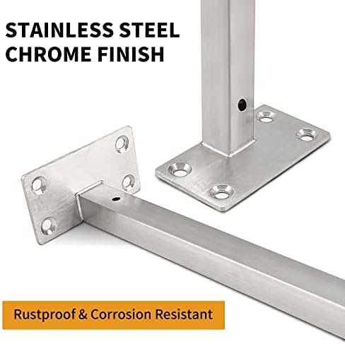 Luomorgo 4 Pcs Heavy Duty Floating Shelf Bracket