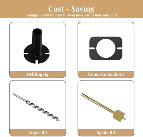 Crafterspirit 8pc Invisible Floating Shelf Brackets Heavy Duty Black