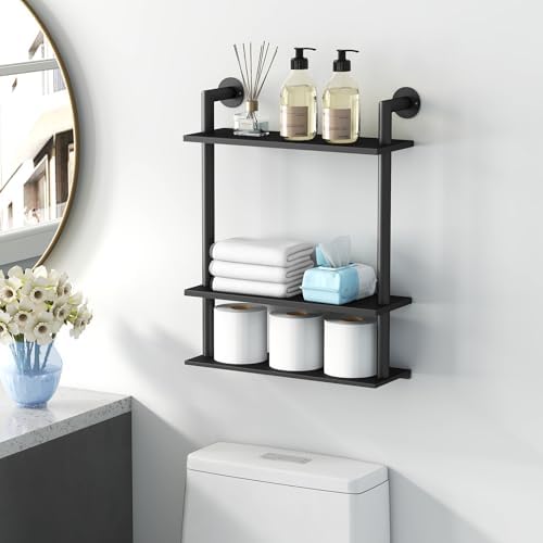 Bathroom Shelves Over Toilet 3 Tier Floating Storage
