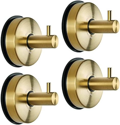 Yohom Suction Cup Hooks for Shower Wall 4Pcs