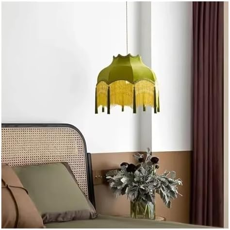 Retro Tassel Ceiling Chandelier LED Pendant Light 1