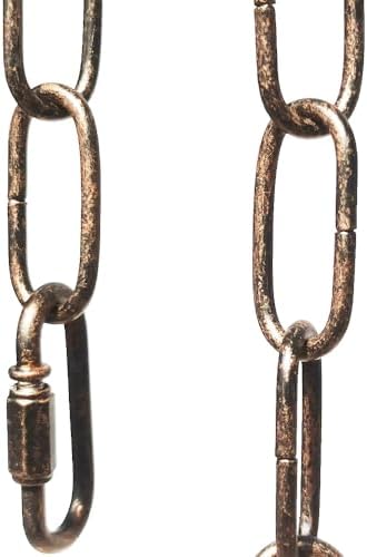 Aged Bronze 6ft Lighting Chain for Decor