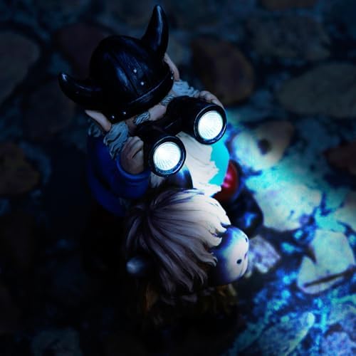 Garden Gnome Statues with Solar LED Lights