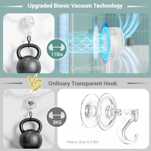 Budget Good Suction Cup Hooks 4Pcs Combo