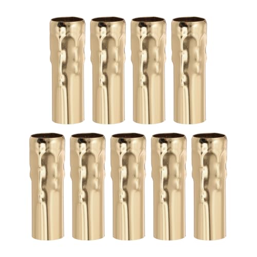 PATIKIL 315 Inch Metal Candle Socket Covers 9 Pcs