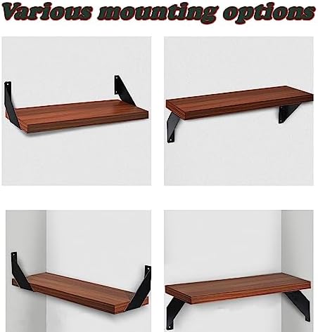 6 Pack Heavy Duty Floating Shelf Brackets